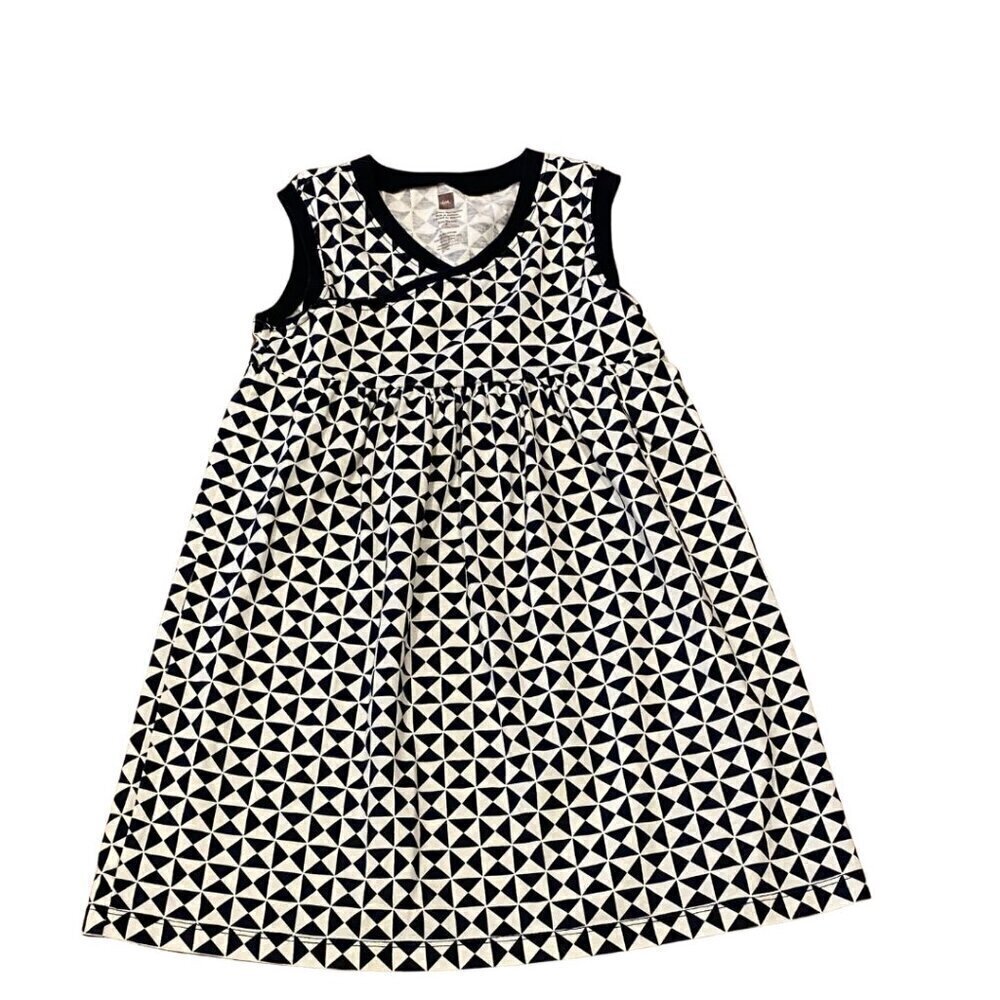 Tea Collection Navy & White Dress - Size 5 - Like New!